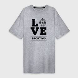 Женская футболка-платье Sporting Love Классика