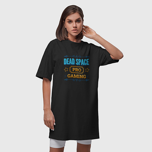 Женская футболка-платье Dead Space PRO Gaming / Черный – фото 3