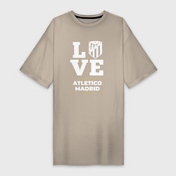Женская футболка-платье Atletico Madrid Love Classic