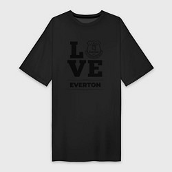 Футболка женская-платье Everton Love Классика, цвет: черный