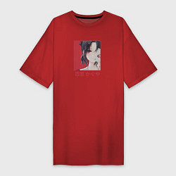 Женская футболка-платье Кагуя и туз