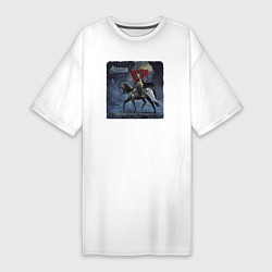 Футболка женская-платье Saxon, цвет: белый