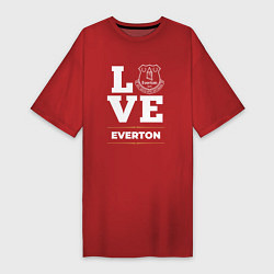 Женская футболка-платье Everton Love Classic