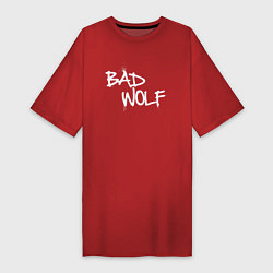 Женская футболка-платье Bad Wolf злой волк