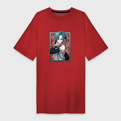 Женская футболка-платье Hatsune Miku Drain