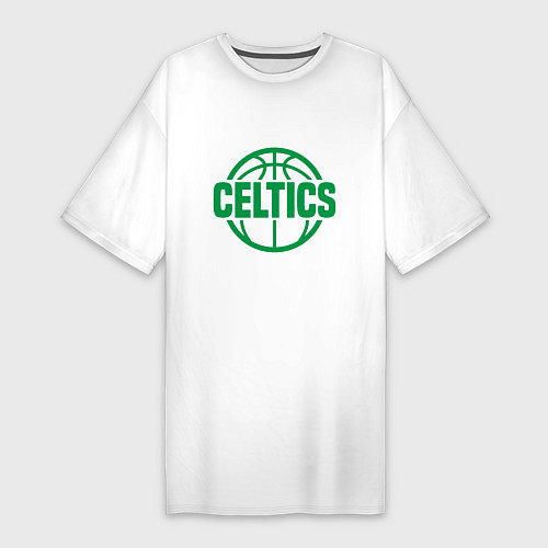 Женская футболка-платье Celtics Baller / Белый – фото 1