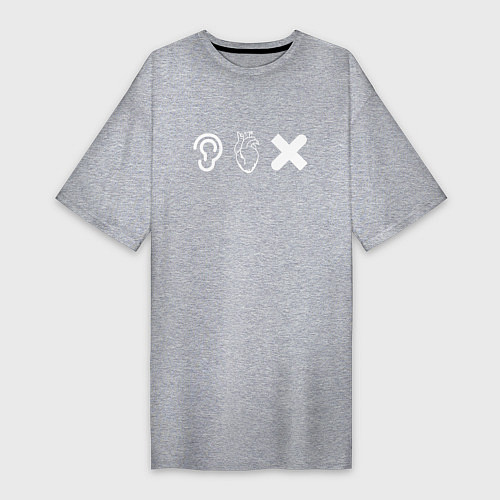 Женская футболка-платье Любовь, смерть и роботы Джибаро / Меланж – фото 1