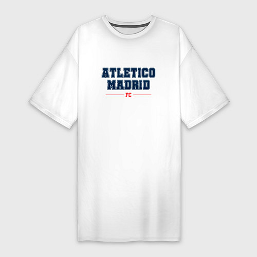Женская футболка-платье Atletico Madrid FC Classic / Белый – фото 1