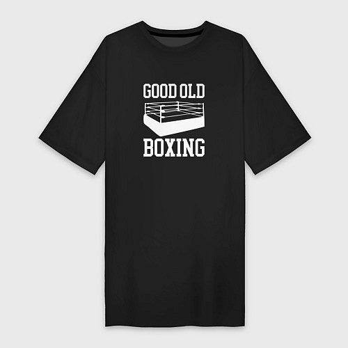 Женская футболка-платье Good Old Boxing / Черный – фото 1