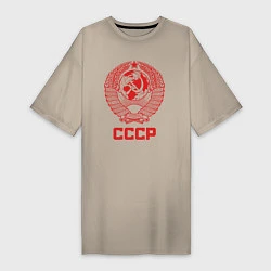 Женская футболка-платье Герб СССР: Советский союз
