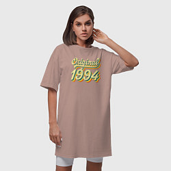 Футболка женская-платье Оригинал 1994, цвет: пыльно-розовый — фото 2