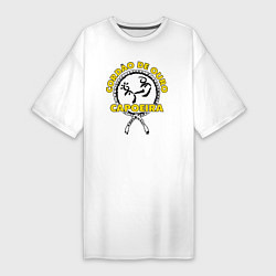 Женская футболка-платье Capoeira Cordao de ouro