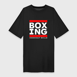 Женская футболка-платье Boxing cnockout skills light