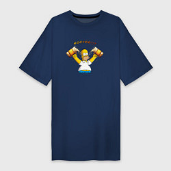 Женская футболка-платье Homer & Beer