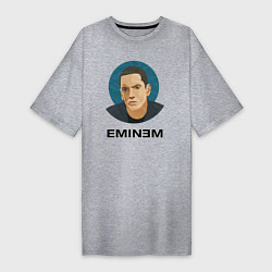 Женская футболка-платье Eminem поп-арт