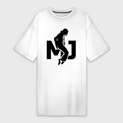 Футболка женская-платье MJ Music, цвет: белый