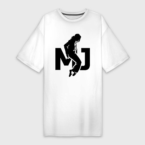 Женская футболка-платье MJ Music / Белый – фото 1