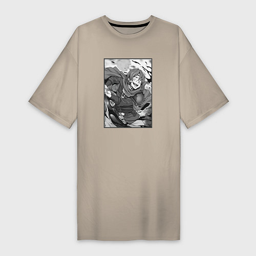 Женская футболка-платье Опасный Кэяру / Миндальный – фото 1
