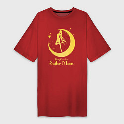 Женская футболка-платье Sailor Moon gold