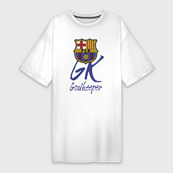 Женская футболка-платье Barcelona - Spain - goalkeeper