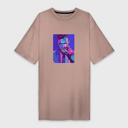 Женская футболка-платье Purple Conor