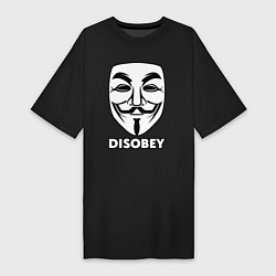 Женская футболка-платье Guy Fawkes - disobey