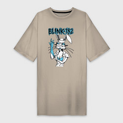 Женская футболка-платье Blink 182 bunny nurse