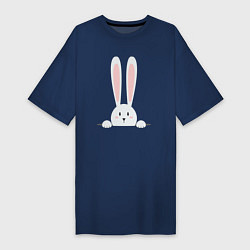 Женская футболка-платье Скандинавский заяц