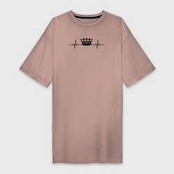 Женская футболка-платье Корона для девушки