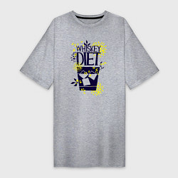 Женская футболка-платье Виски диета