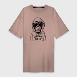 Женская футболка-платье Monkey hipster