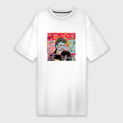 Женская футболка-платье David Bowie musician singer