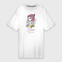 Женская футболка-платье Daria - pulp fiction
