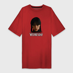 Женская футболка-платье Уэнсдэй Wednesday
