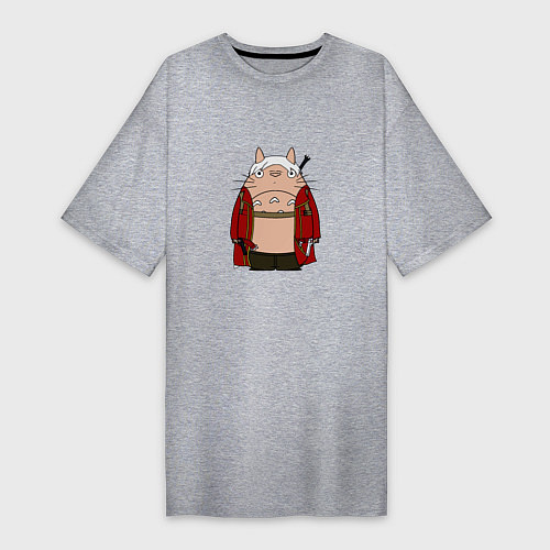 Женская футболка-платье Totoro Dante / Меланж – фото 1