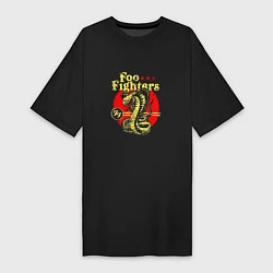 Женская футболка-платье Foo fighters musical