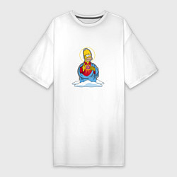 Женская футболка-платье Святой пончик