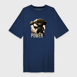 Женская футболка-платье Animal power