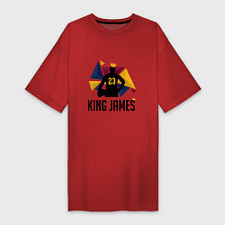 Женская футболка-платье King James 23