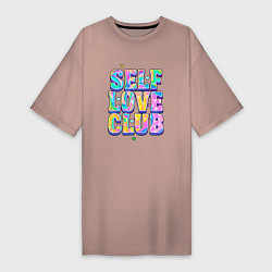 Женская футболка-платье Клуб любви к себе