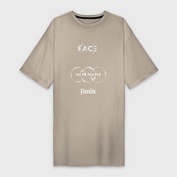 Женская футболка-платье JIMIN FACE Set Me Free