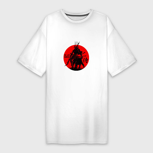 Женская футболка-платье Last Samurai / Белый – фото 1