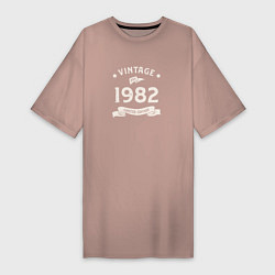 Женская футболка-платье Винтаж 1982 ограниченный выпуск