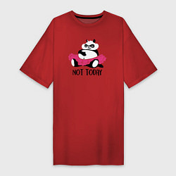 Женская футболка-платье Ленивая панда
