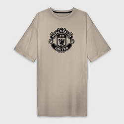 Женская футболка-платье Manchester United black