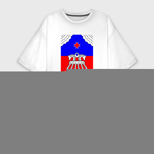 Женская футболка-платье Граховский район / Белый – фото 1