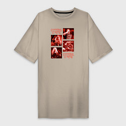 Женская футболка-платье Cannibal Corpse музыканты
