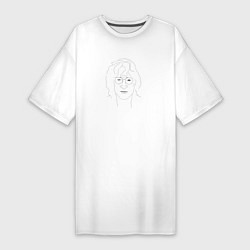 Женская футболка-платье Леннон