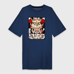 Женская футболка-платье Луффи пятый гир - One Piece