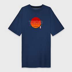 Женская футболка-платье Tokyo - the rising sun